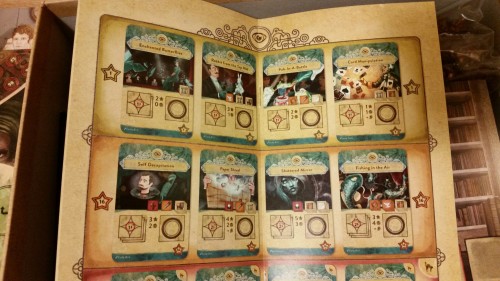 Trickerion 6 Une aide de jeu personnalisée, disponible pour chacun des joueurs