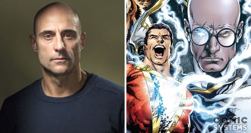 Mark Strong campe un tres convaincant Dr Sivana